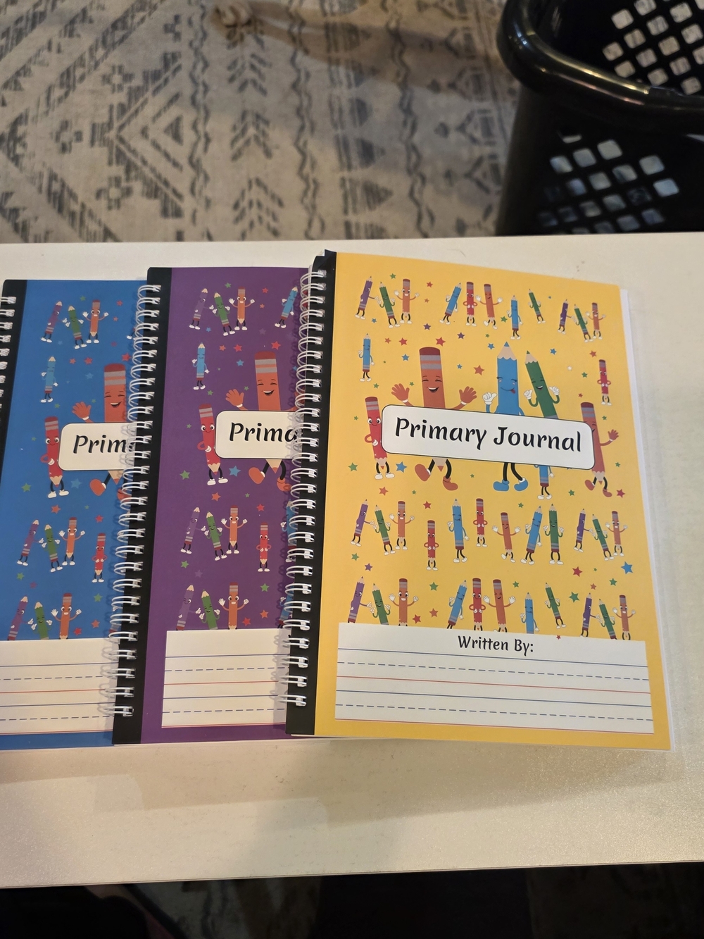 Primary Journal K-2 Spiral Notebook - 3 Pack Pick Your Colors